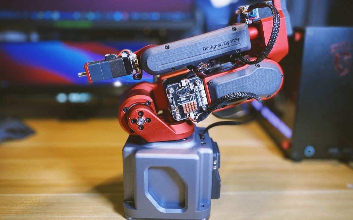 【机械臂1-1-3D模型拆解】底座旋转部分-Hitoofm